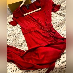 Forever 21 long wrap dress. Semi formal